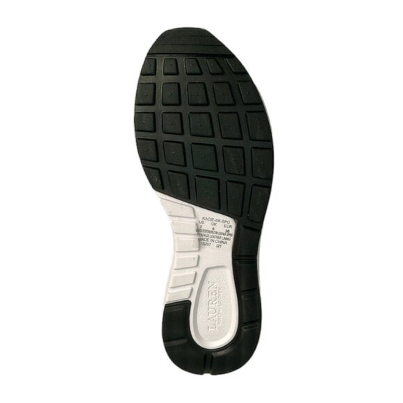 LAUREN RALPH LAUREN KACIE Comfort Flats Slip On Women's Sneakers Silver Metallic - Picture 8 of 11